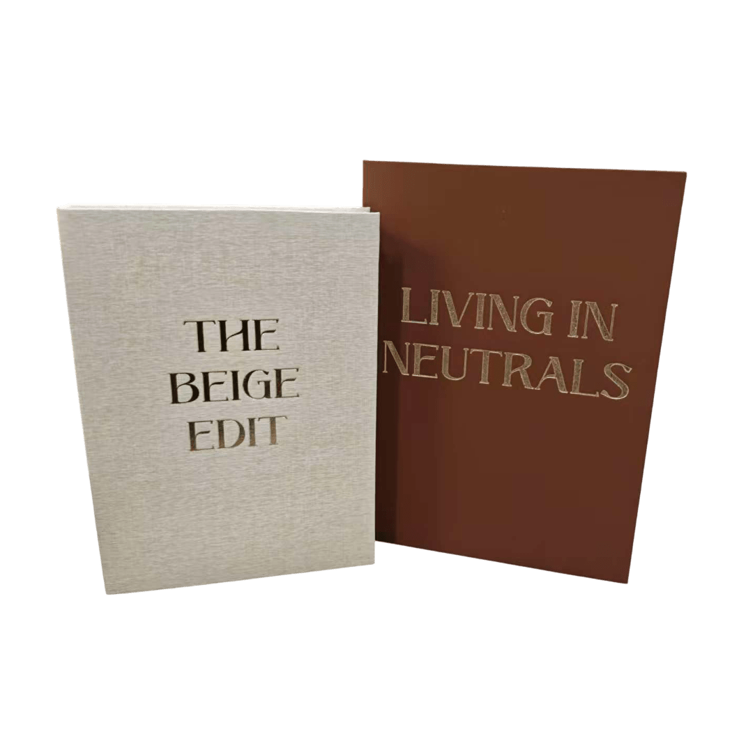 Aitla Cream & Rust Decorative Book Boxes - Set of 2 Accessories