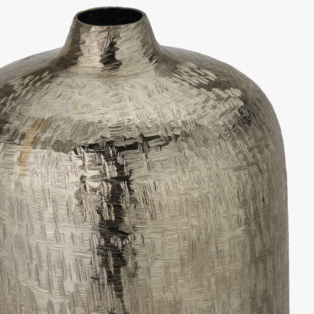 Alina Gold Hammered Metal Decorative Vase Accessories
