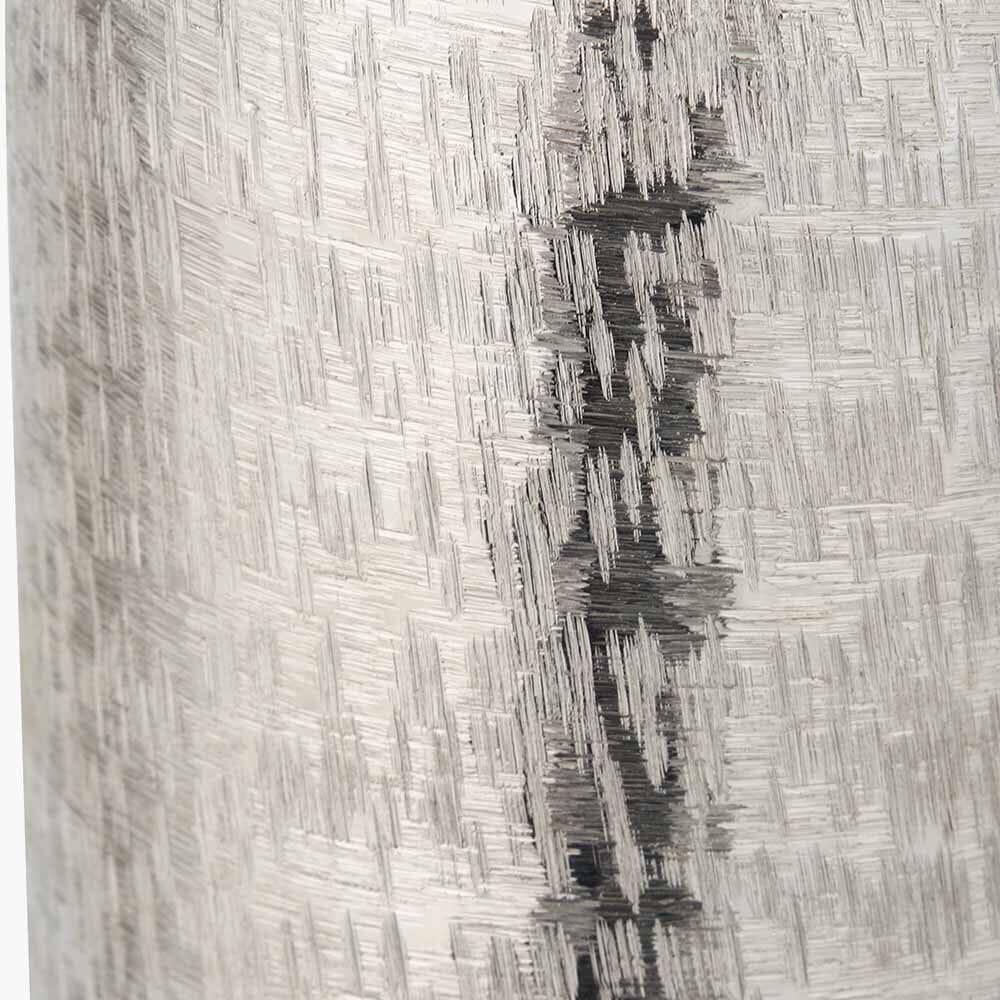 Alina Silver Hammered Metal Decorative Vase Accessories