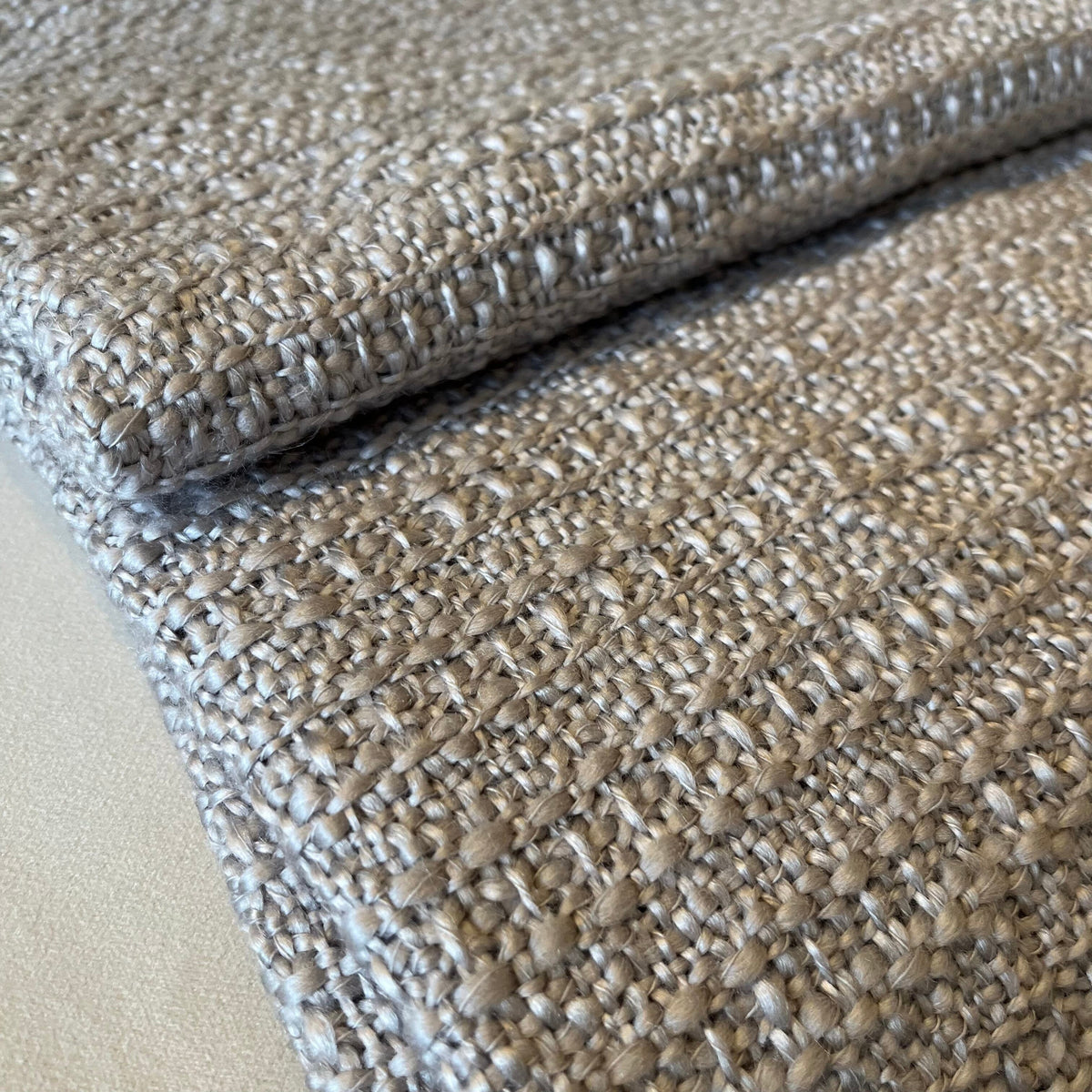 Almo Natural Textured Tasselled Throw Textiles