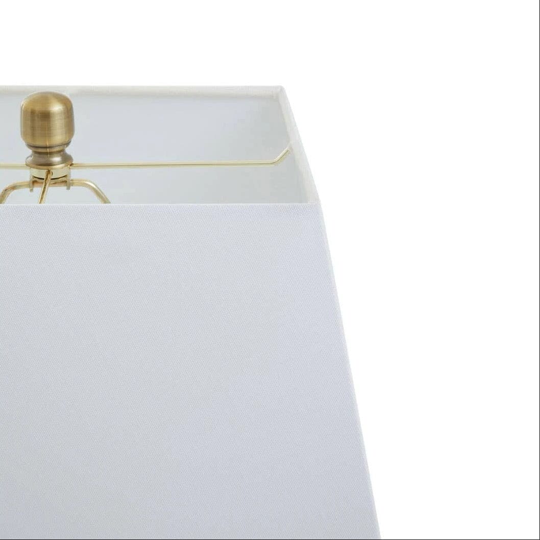Amaris Marble Circular Lamp with Gold Details Lighting