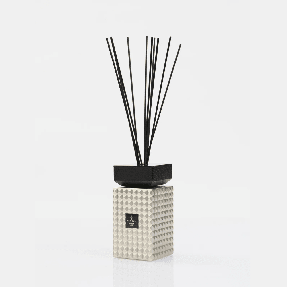 Amber Dusk Gold & Black Luxury Reed Diffuser - 500ml Fragrance