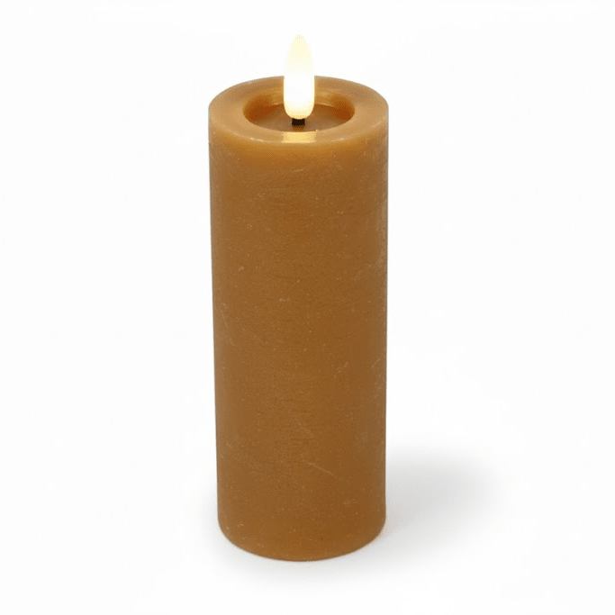 Amber Realistic LED Candle - 15cm Accessories
