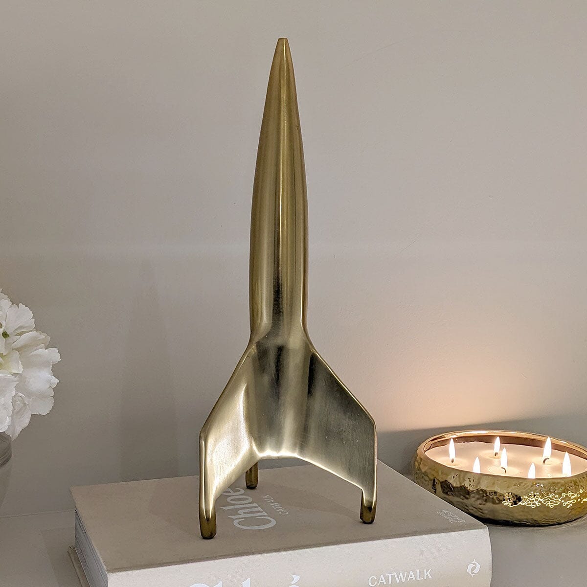 Aphrodite Gold Decorative Rocket Ornament Accessories