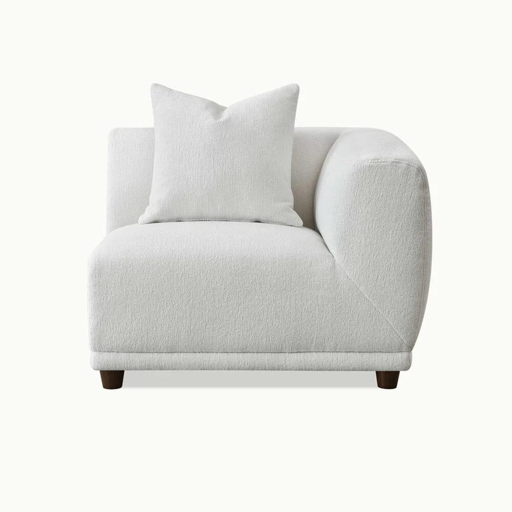 Arlo Polar Boucle Modular Sofa Range Sofa