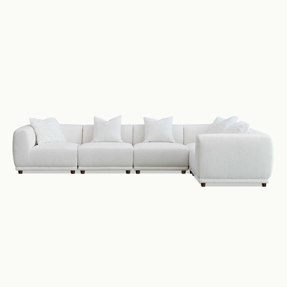 Arlo Polar Boucle Modular Sofa Range Sofa Modular Corner Sofa