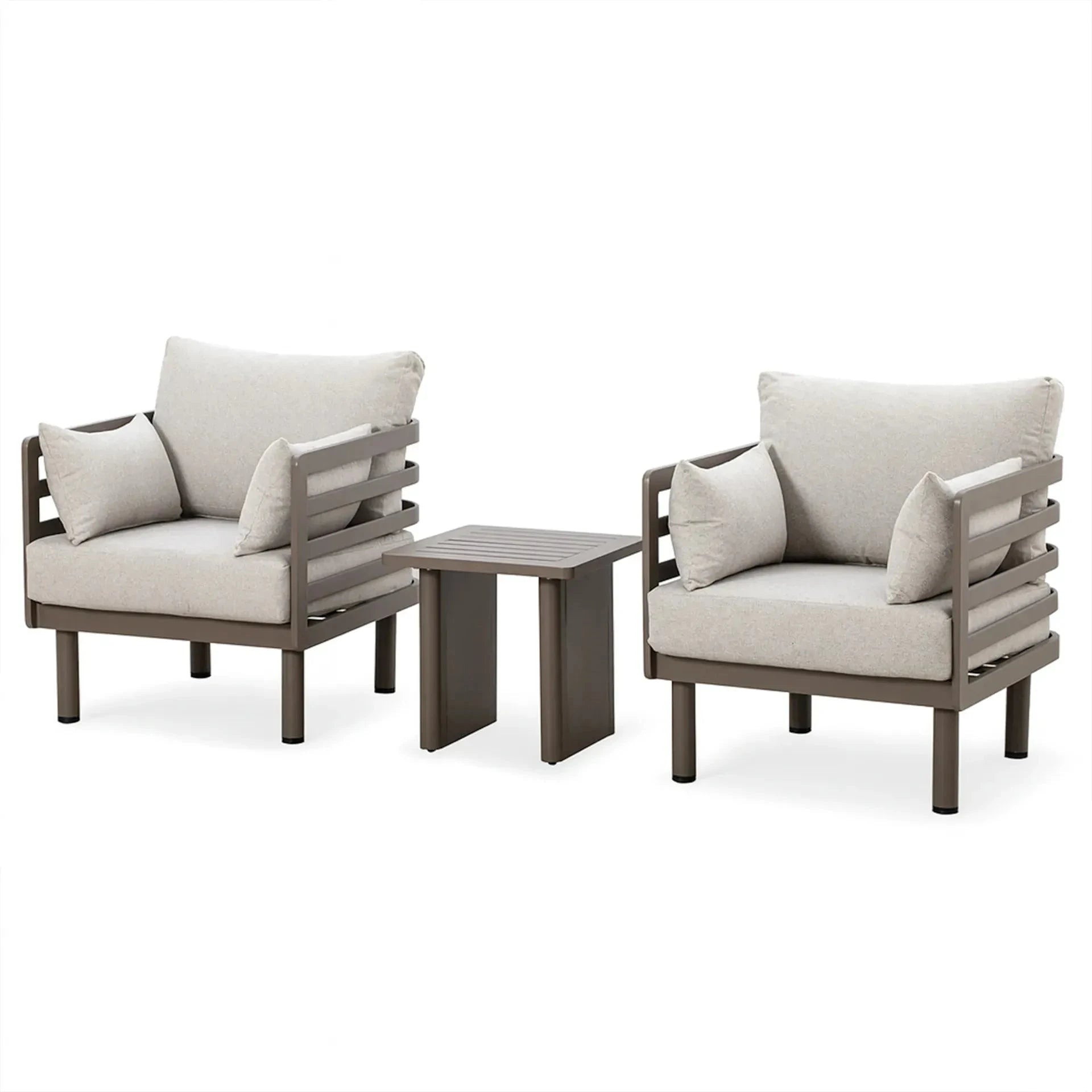 Ashford Aluminium Outdoor Lounge Set- Seats 2 Outdoor