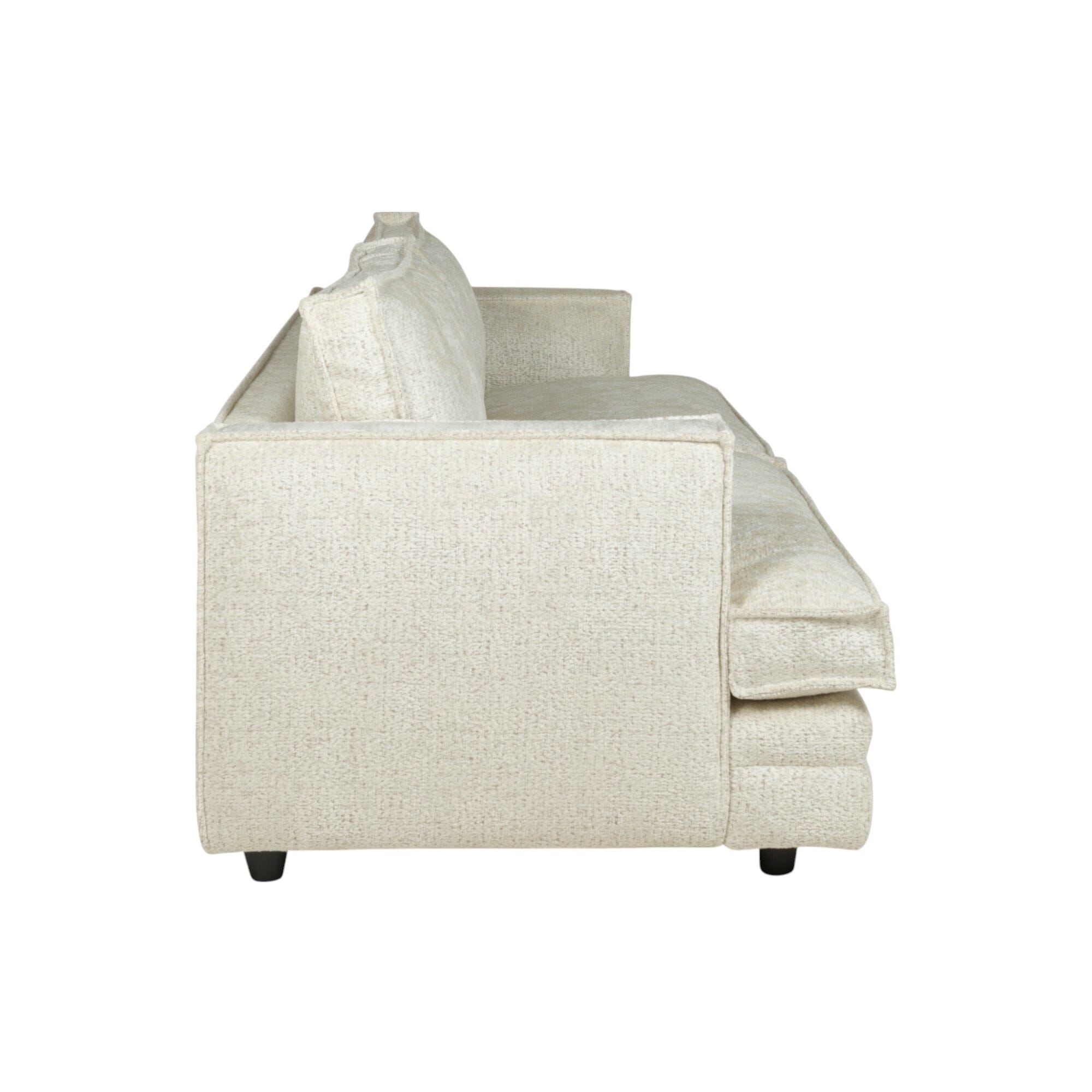 Avienne Cream Chenille 3 Seater Sofa Sofa