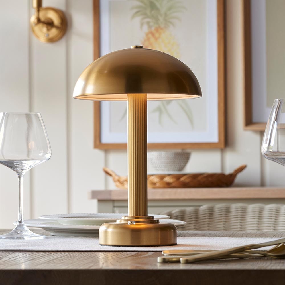Bailee Gold Rechargeable Table Lamp Lighting