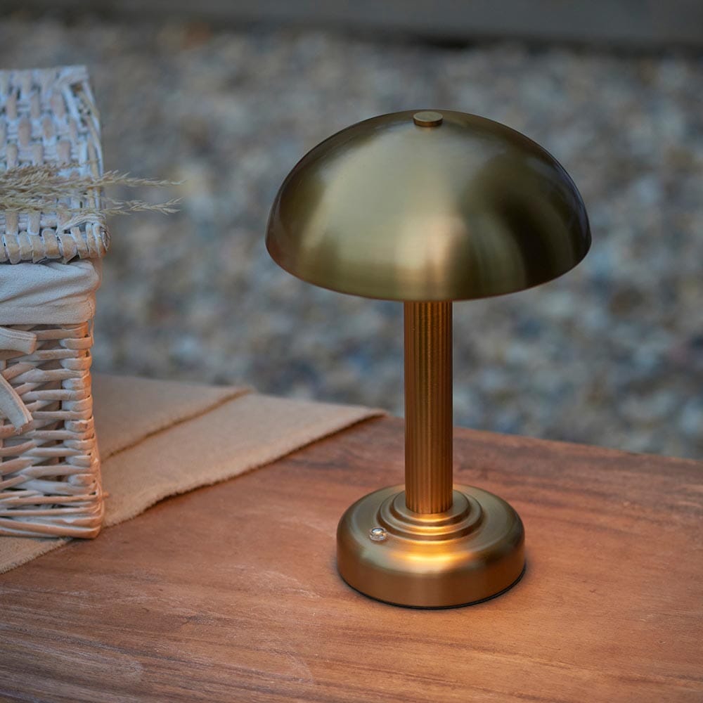 Bailee Gold Rechargeable Table Lamp Lighting