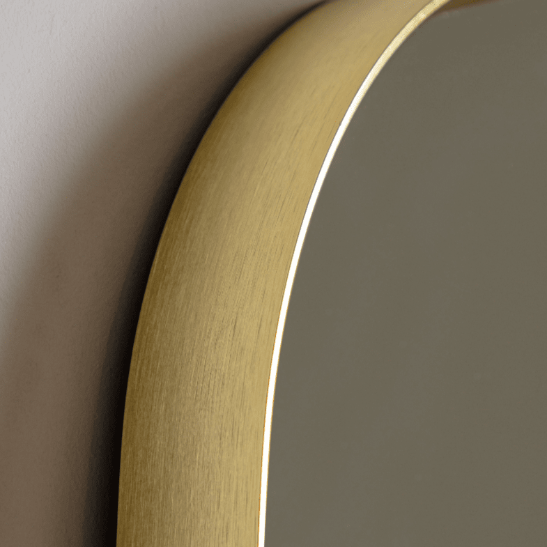 Bailey Gold Curved Leaner Mirror Accessories