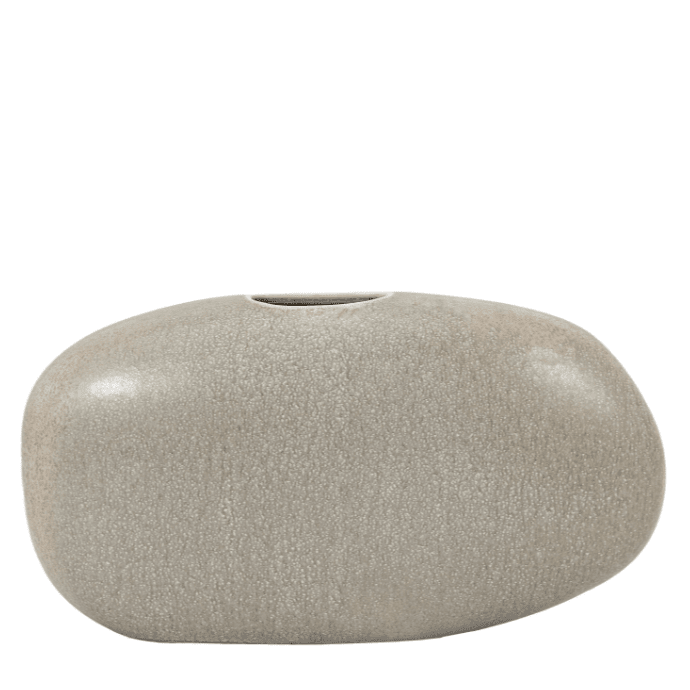 Balance Stone Effect Pebble Wide Abstract Vase Accessories
