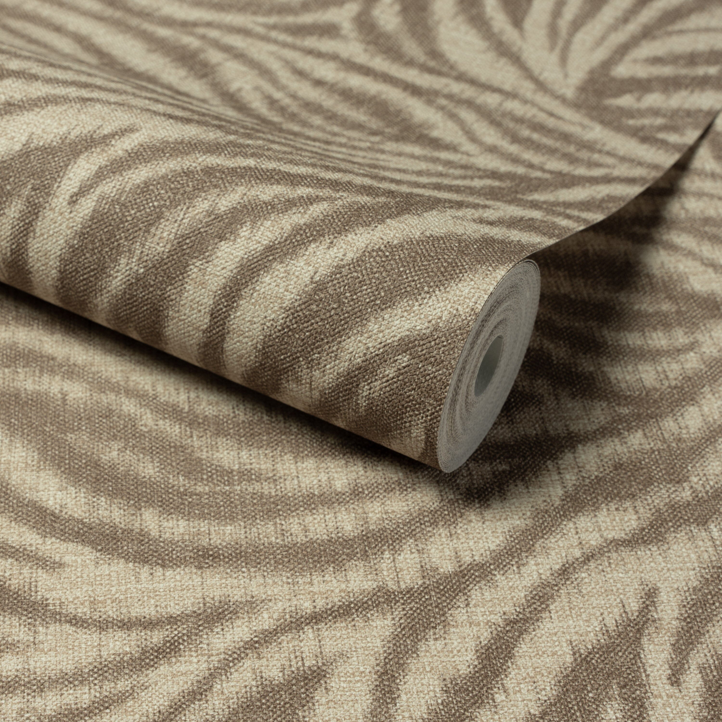 Bara Brown Zebra Print Wallpaper Home Improvement