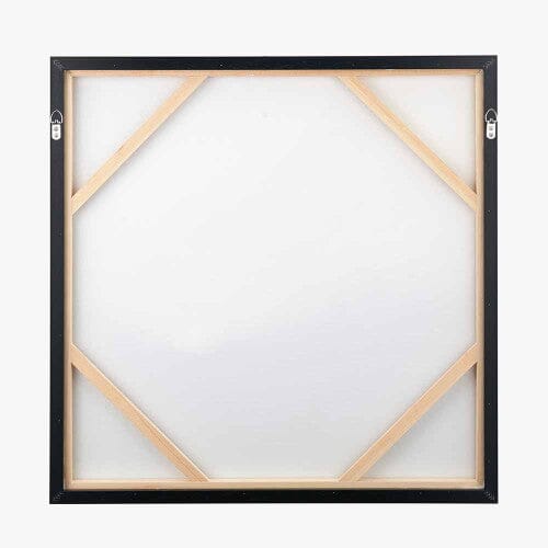 Bethany Monochrome Framed Square Canvas Wall Art Accessories