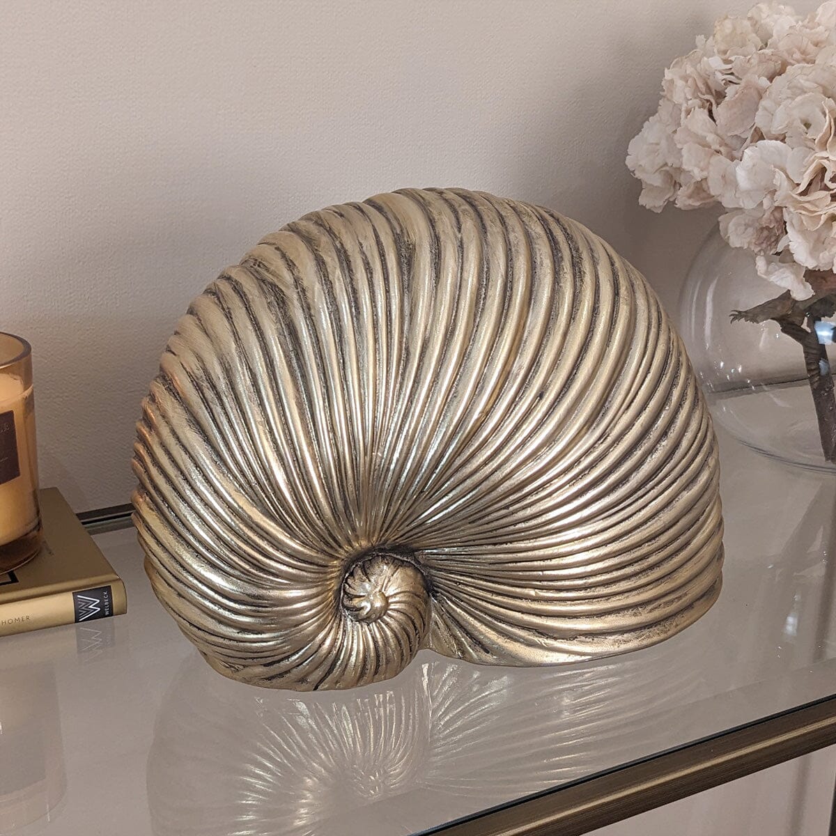 Bianco Gold Shell Decorative Ornament Accessories