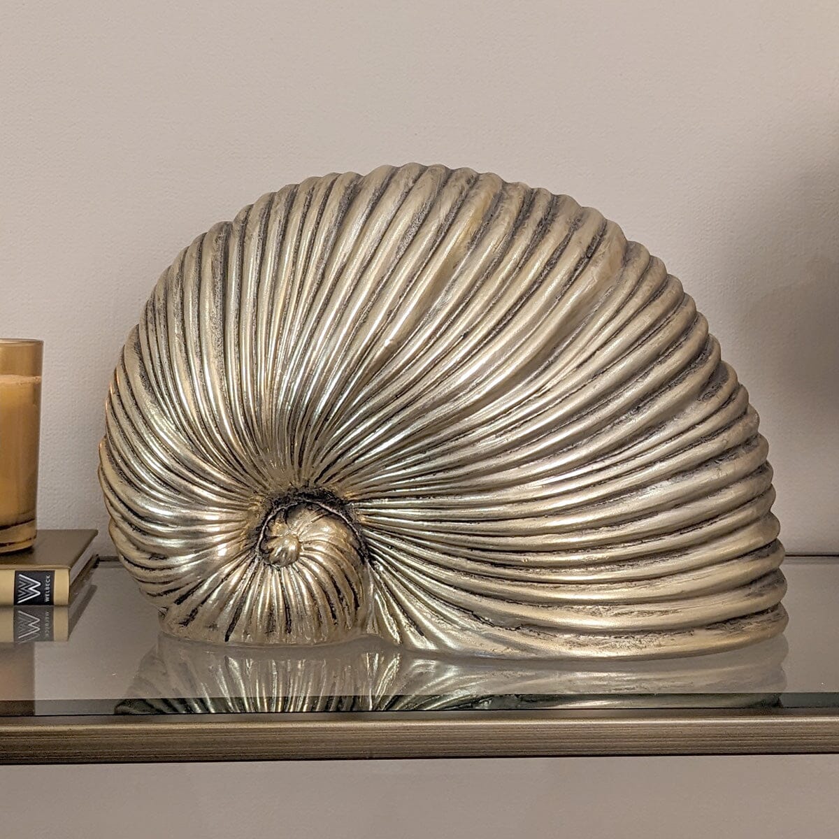 Bianco Gold Shell Decorative Ornament Accessories