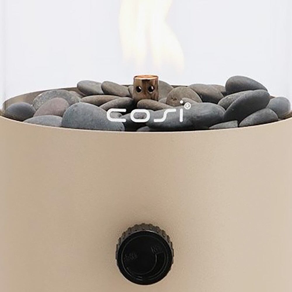 Blaze Beige Fire Lantern with Handle Accessories
