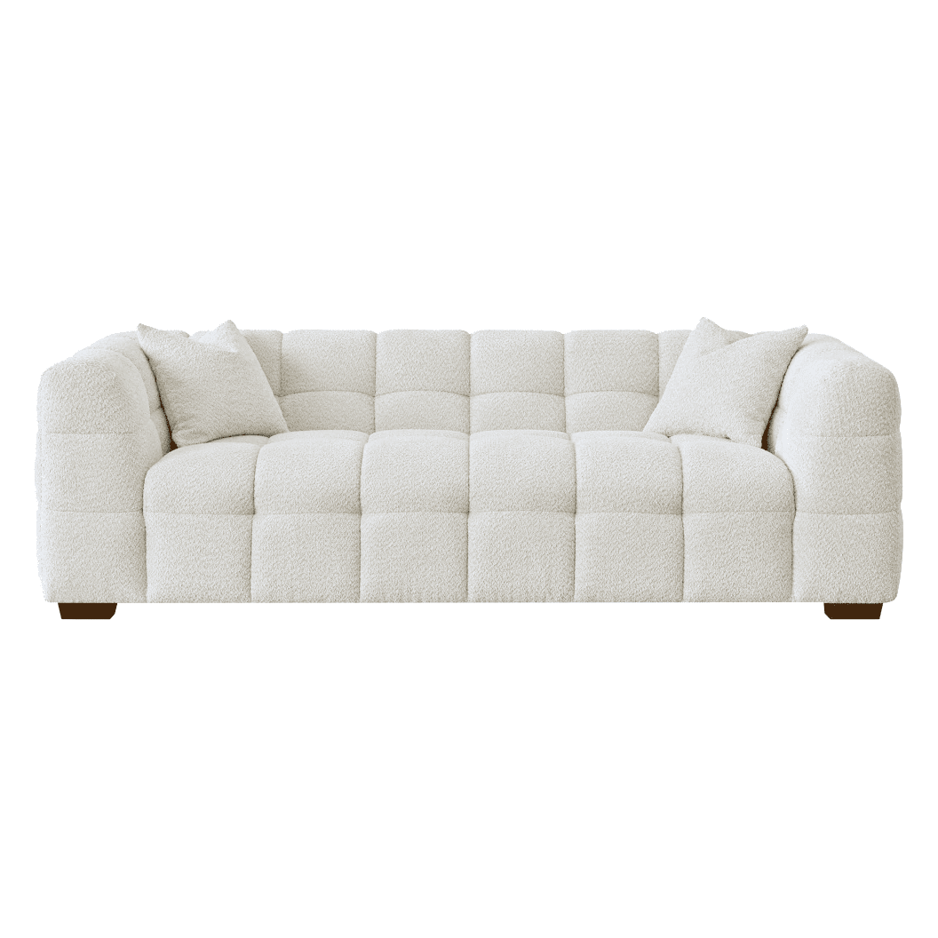 Bubble Oatmeal Boucle 3 Seater Sofa Sofa