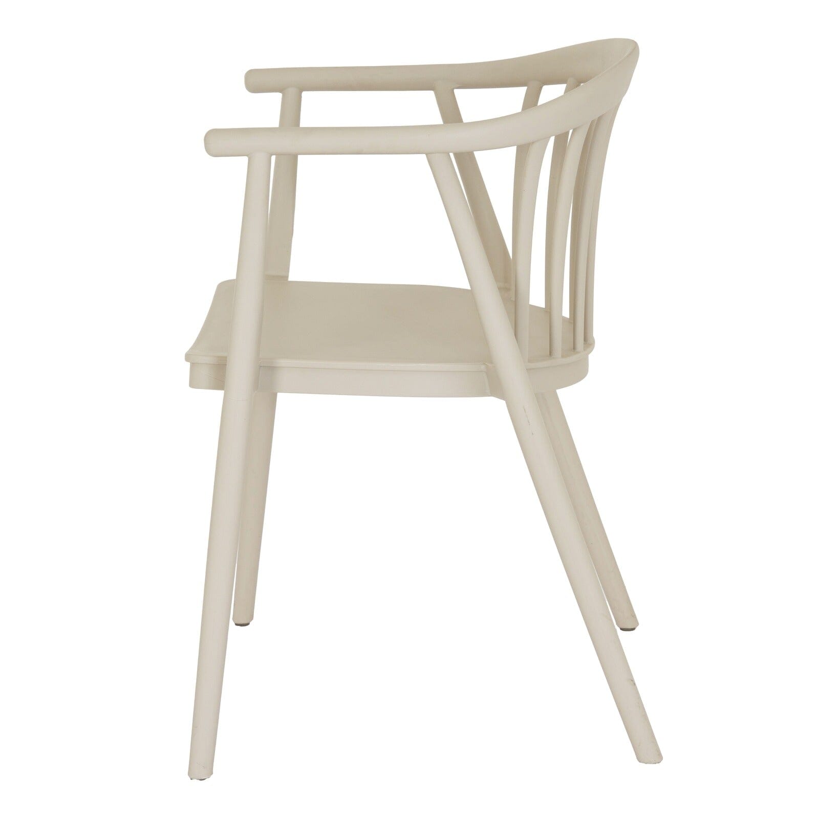 Burbeck Putty Curved Outdoor Dining Chair Outdoor