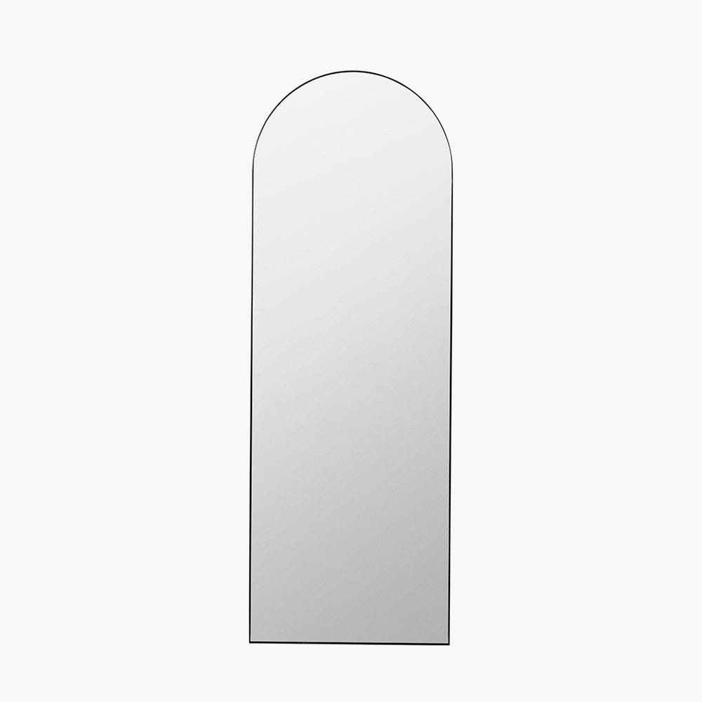 Cairns Brushed Silver Arched Floor Mirror Accessories