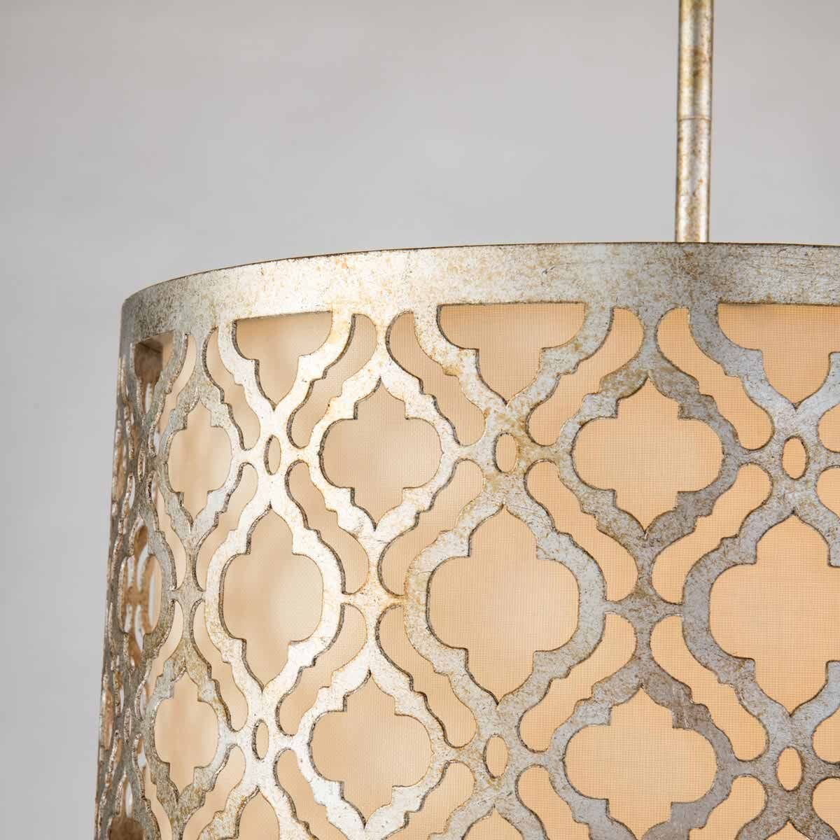 Caitlyn Medium Gold Height Adjustable Pendant Ceiling Light Lighting