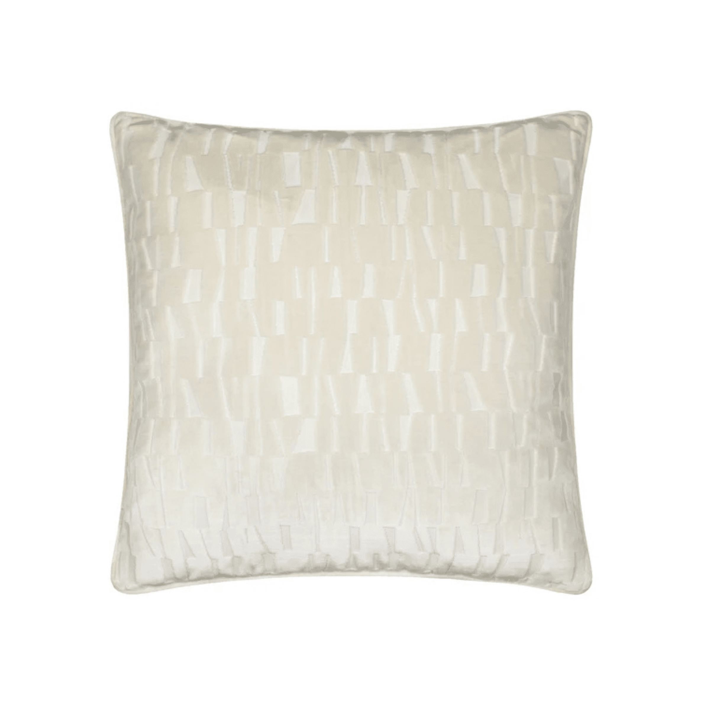 Calypso Ivory Velvet Pattern Cushion- 50x50cm