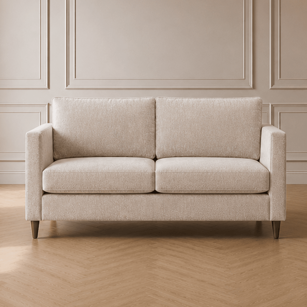 Camley Cream Textured 2 Seater Sofa Sofa