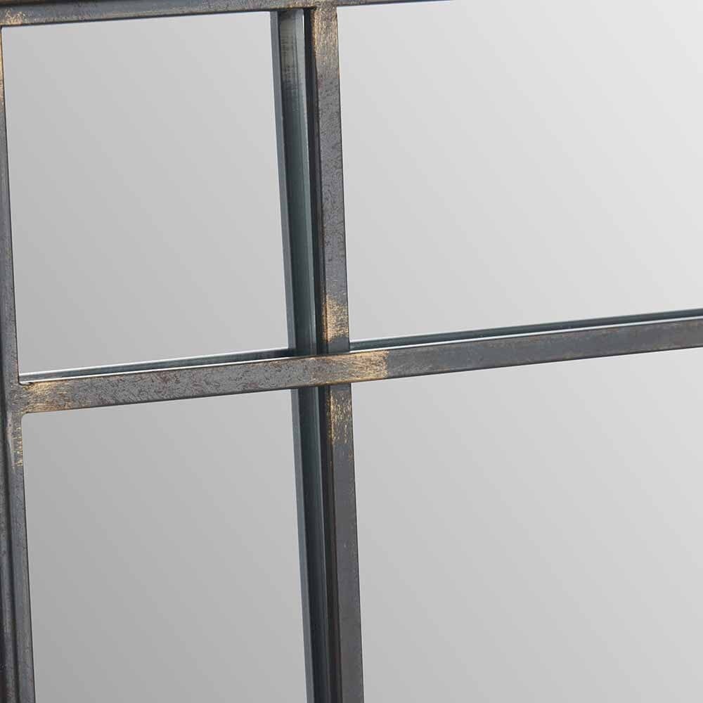 Chester Antique Bronze Square Metal Wall Mirror Accessories