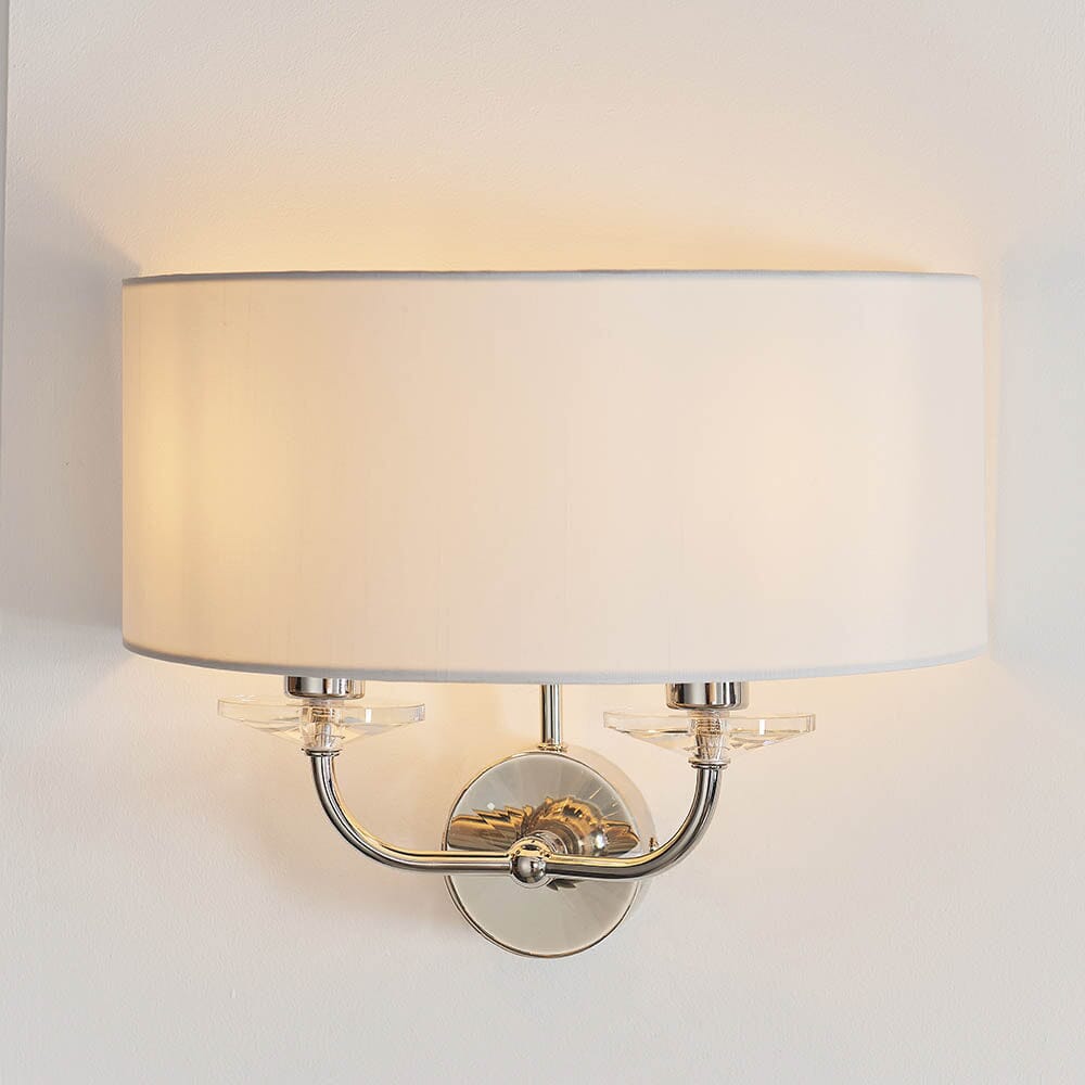 Cindy Silver 2 Light Wall Lamp Lighting