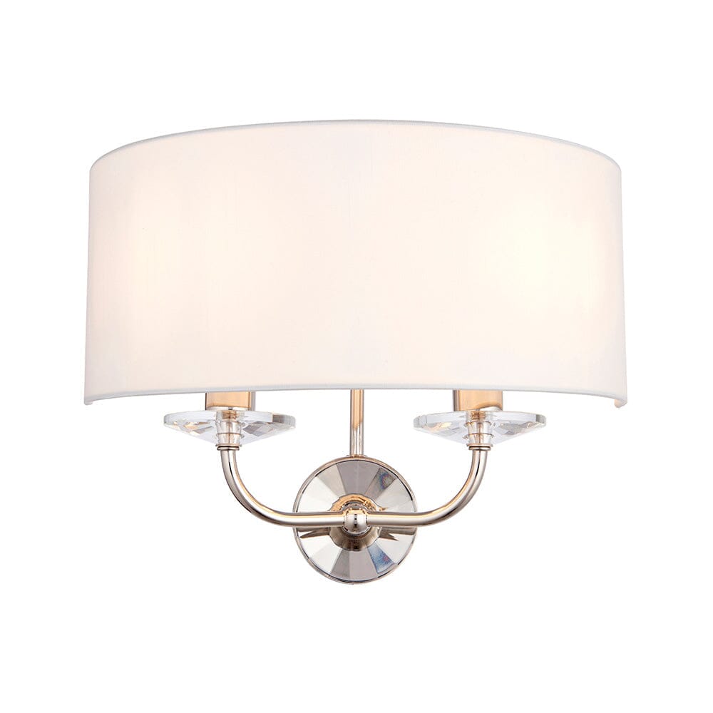 Cindy Silver 2 Light Wall Lamp Lighting