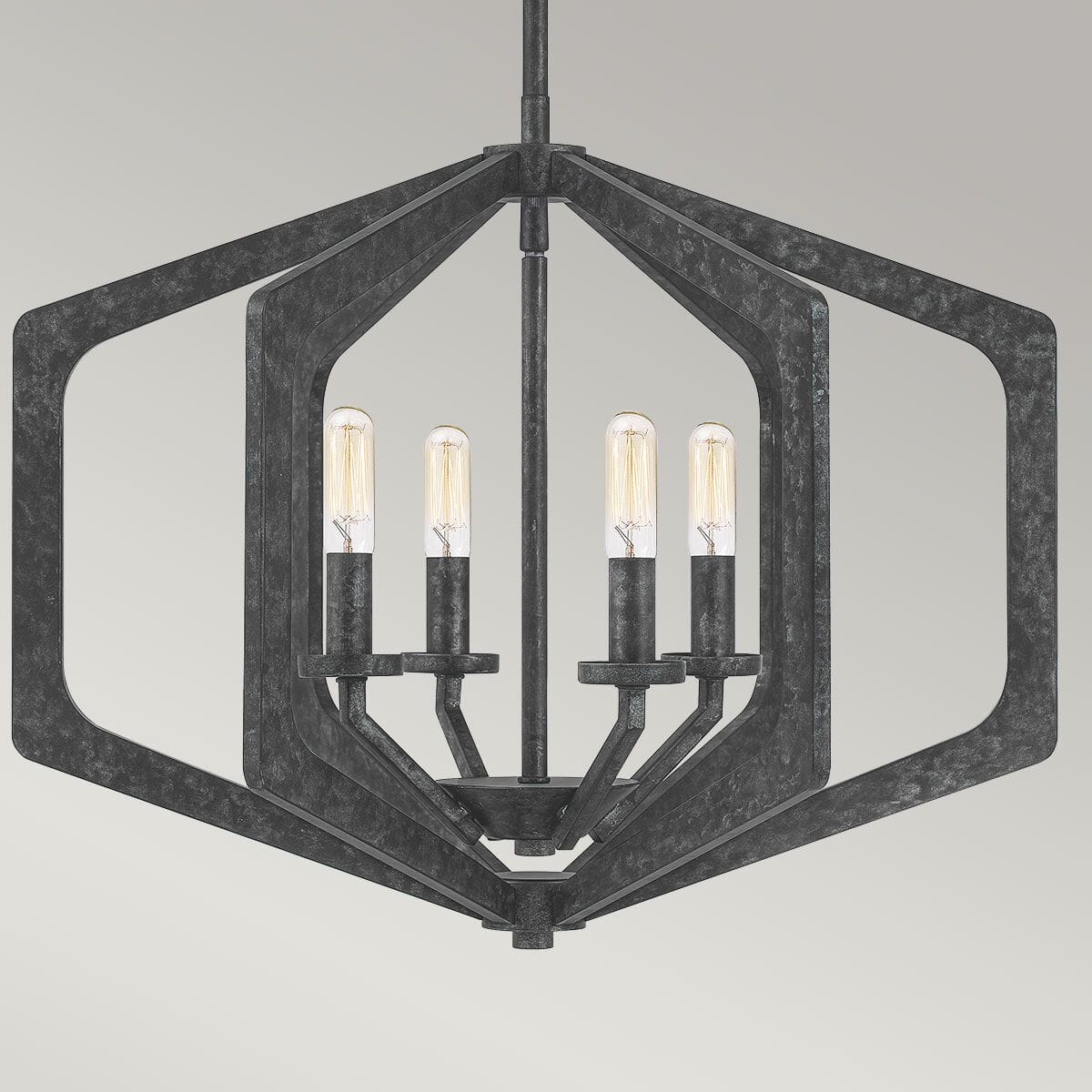 Clarisse Black 4 Light Pendant Ceiling Light Lighting