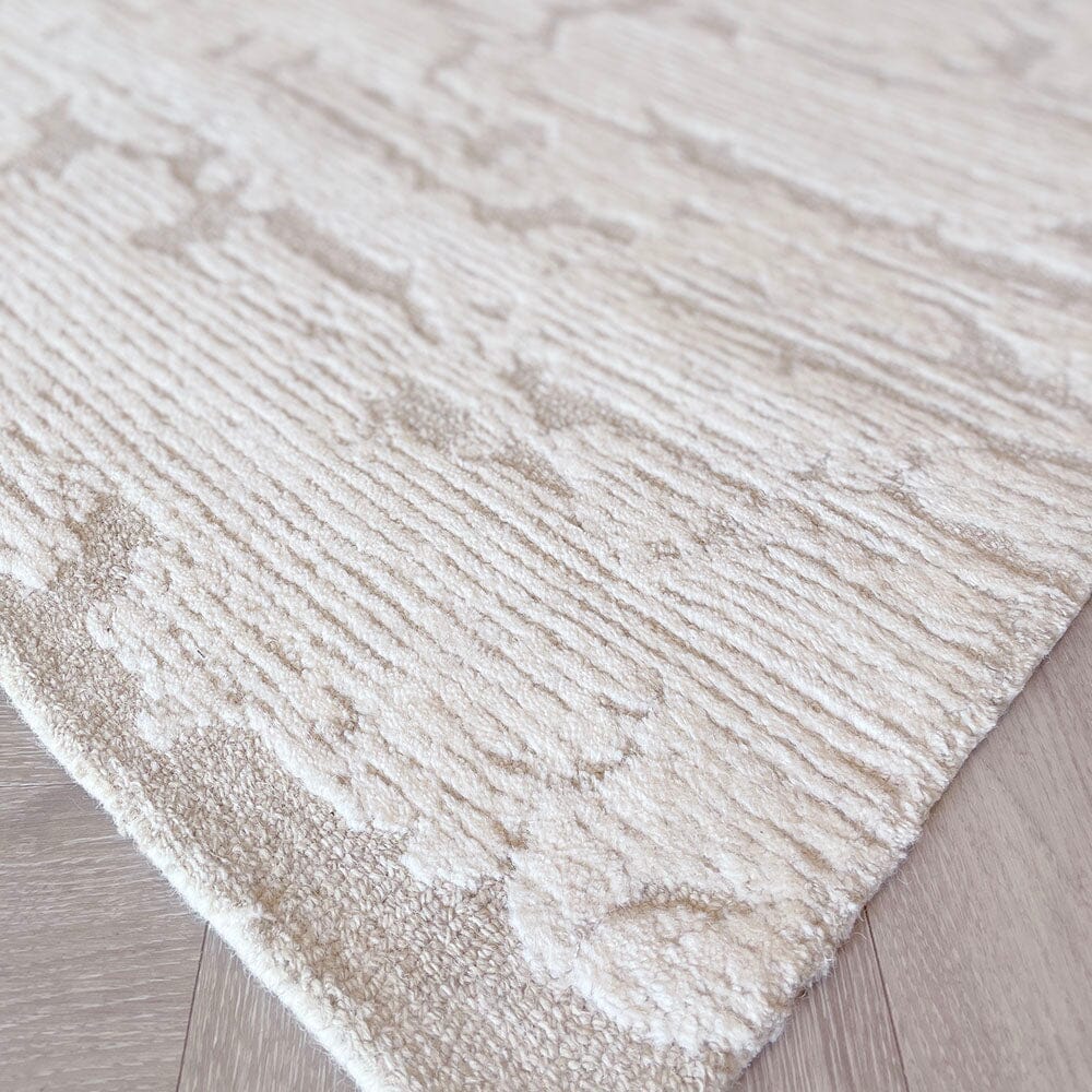Clearance - Braelyn Ivory & Taupe Abstract Rug - 160 x 221cm Textiles