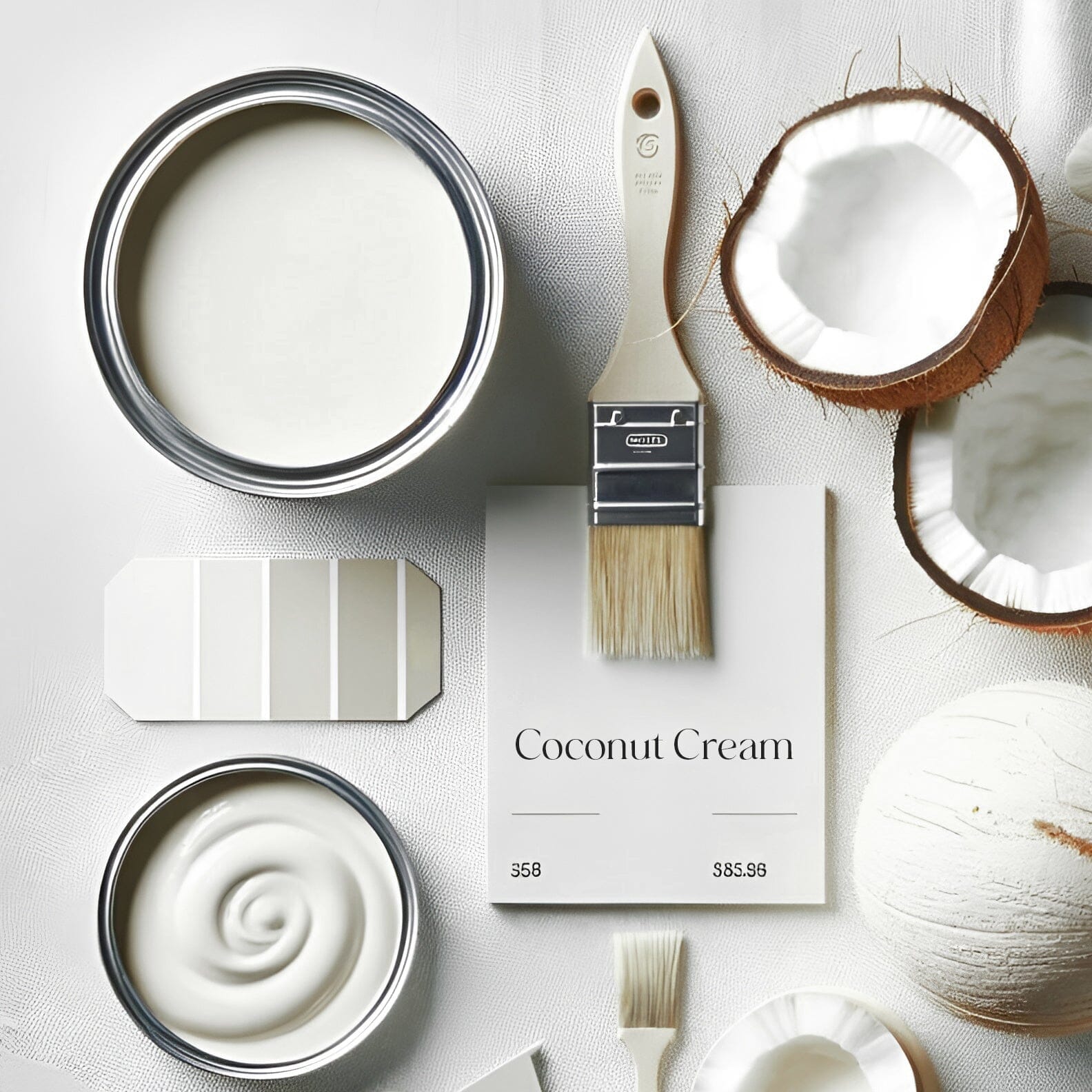 Coconut Cream Satin Wood & Trim Paint - 750ml