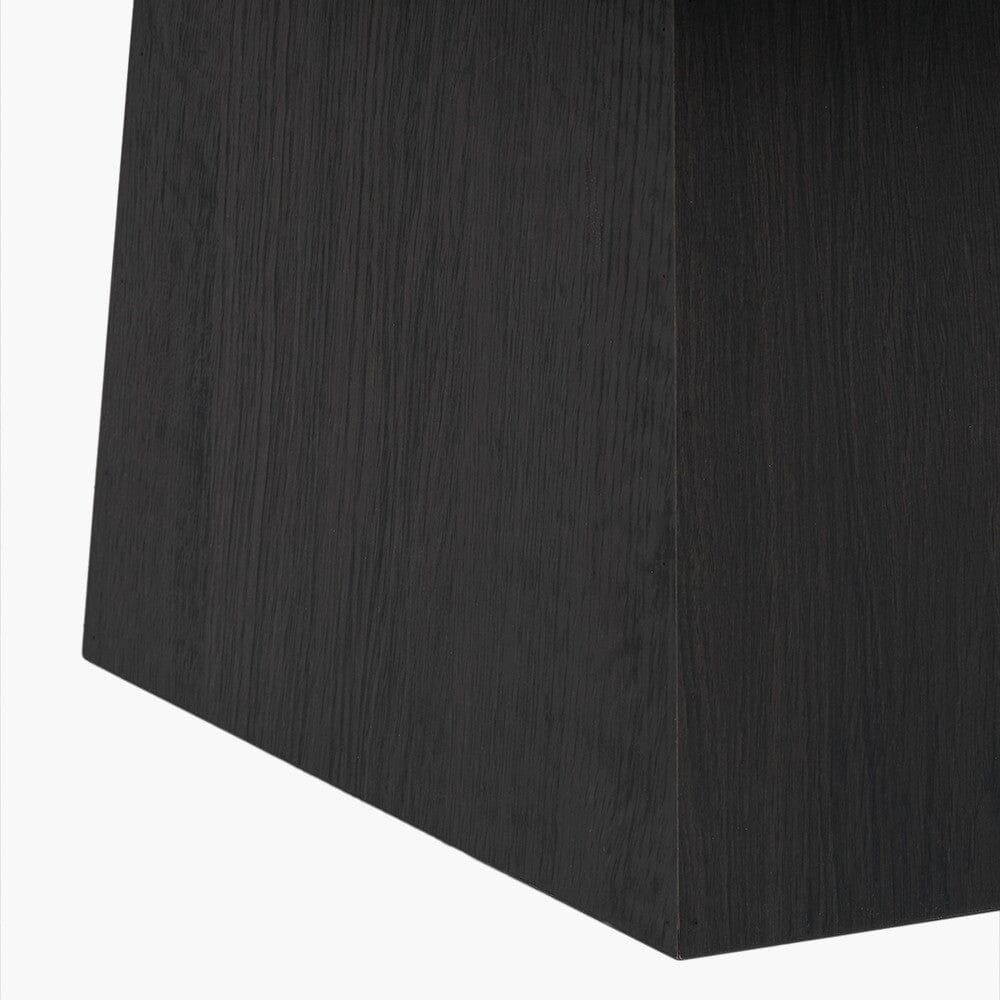 Collins Dark Brown Wooden Coffee Table with Marble Effect Top Furniture