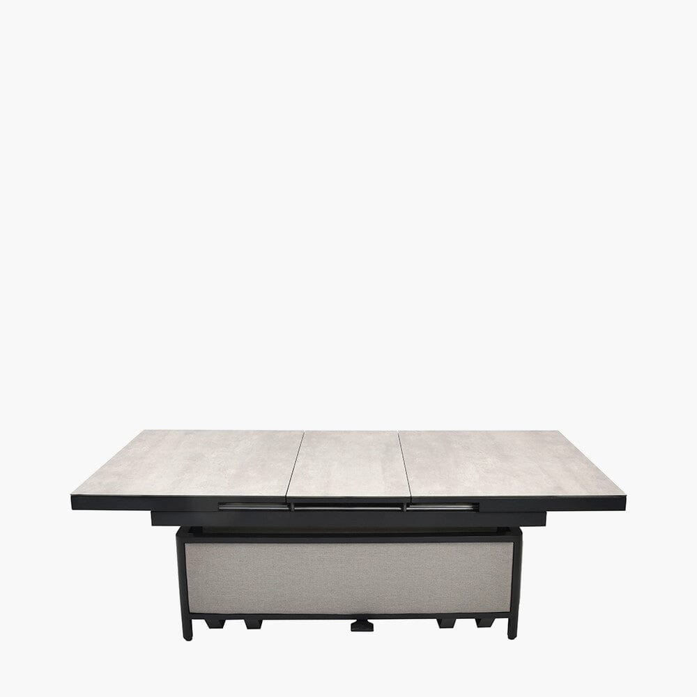 Coppola Putty Outdoor Large Corner Sofa Set with Adjustable Table Outdoor
