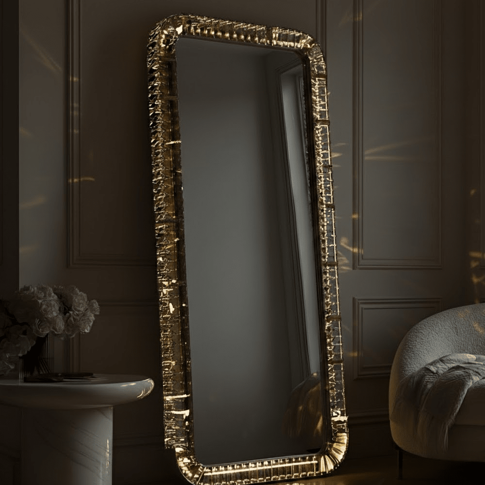 Corvella Bronze LED Floor Standing Mirror Accessories