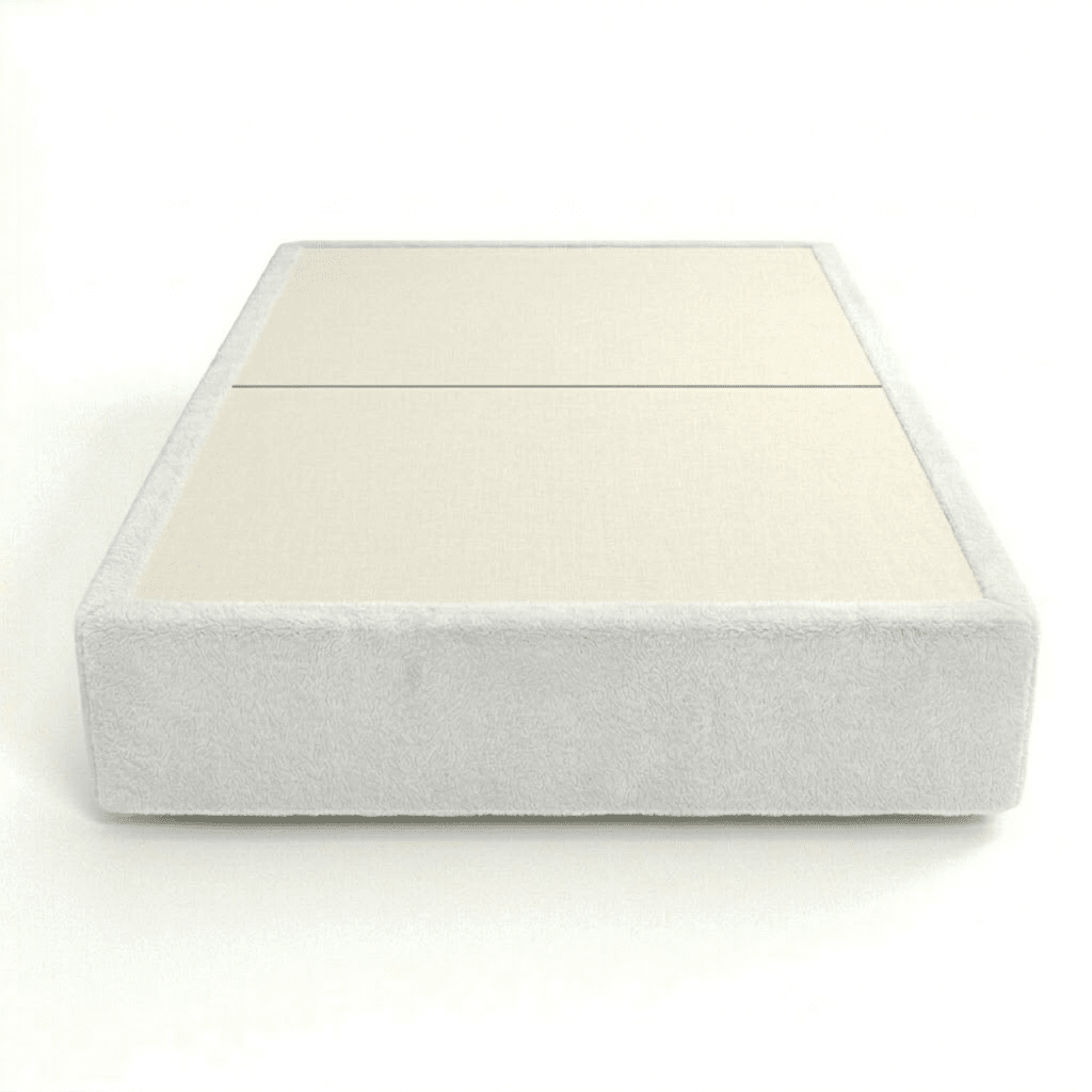 Cream Soft Teddy Standard Divan Bed Base Beds and Headboards