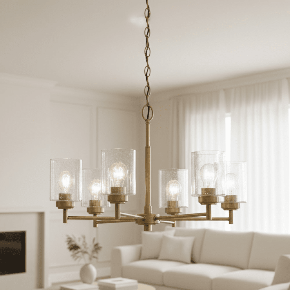 Cressida Gold 6 Light Pendant Ceiling Light Lighting