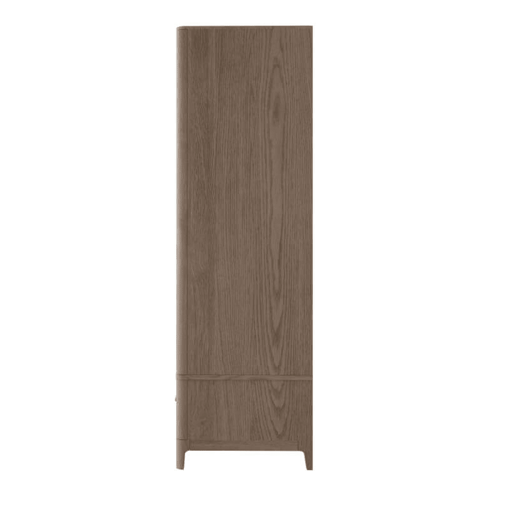 Dahlia Lightwash Wood Veneer 2 Door Wardrobe Furniture