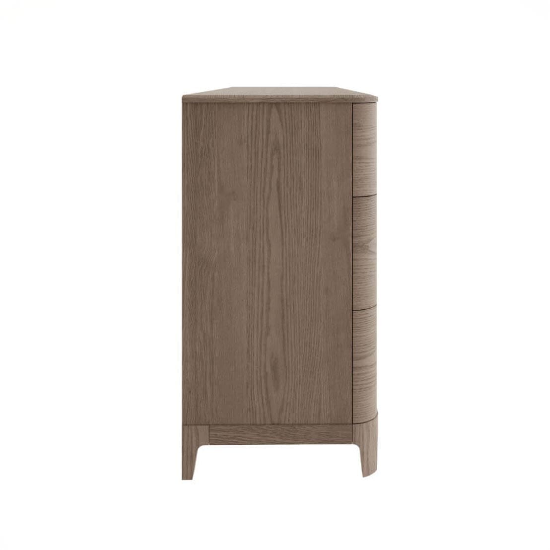 Dahlia Lightwash Wood Veneer 7 Drawer Chest Furniture
