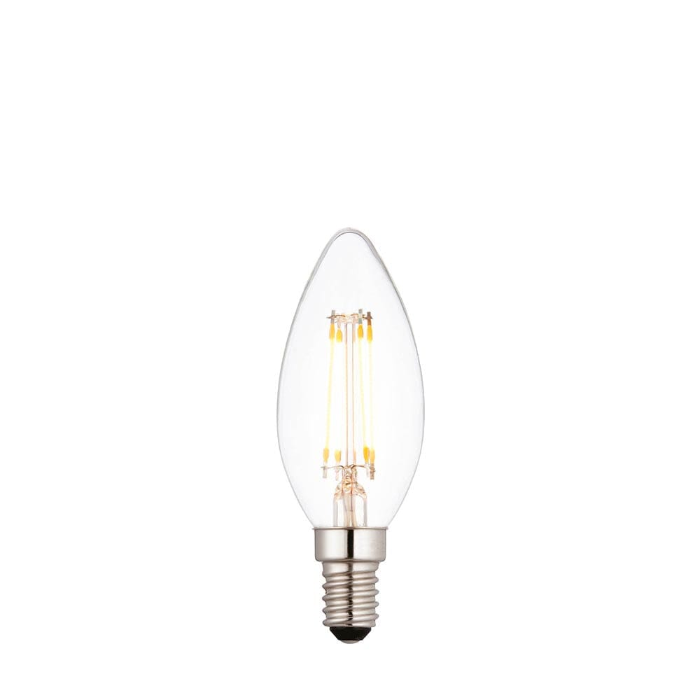 E14 LED Filament Warm White Candle Bulb Lighting