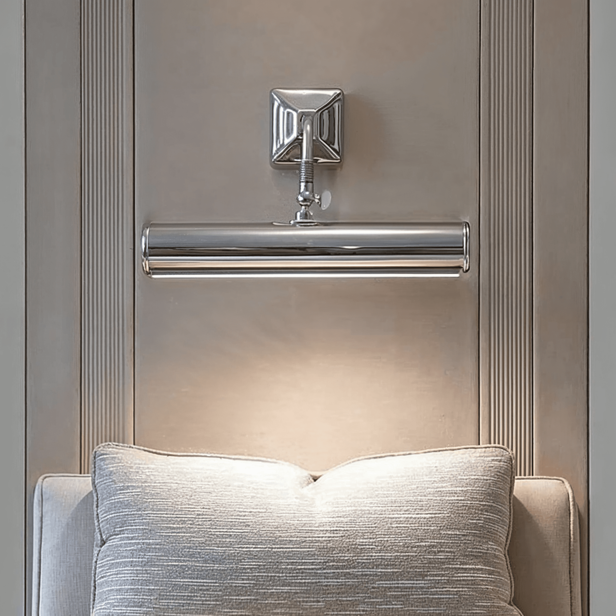 Eliana Polished Silver Large 2 Light Picture Light Lighting