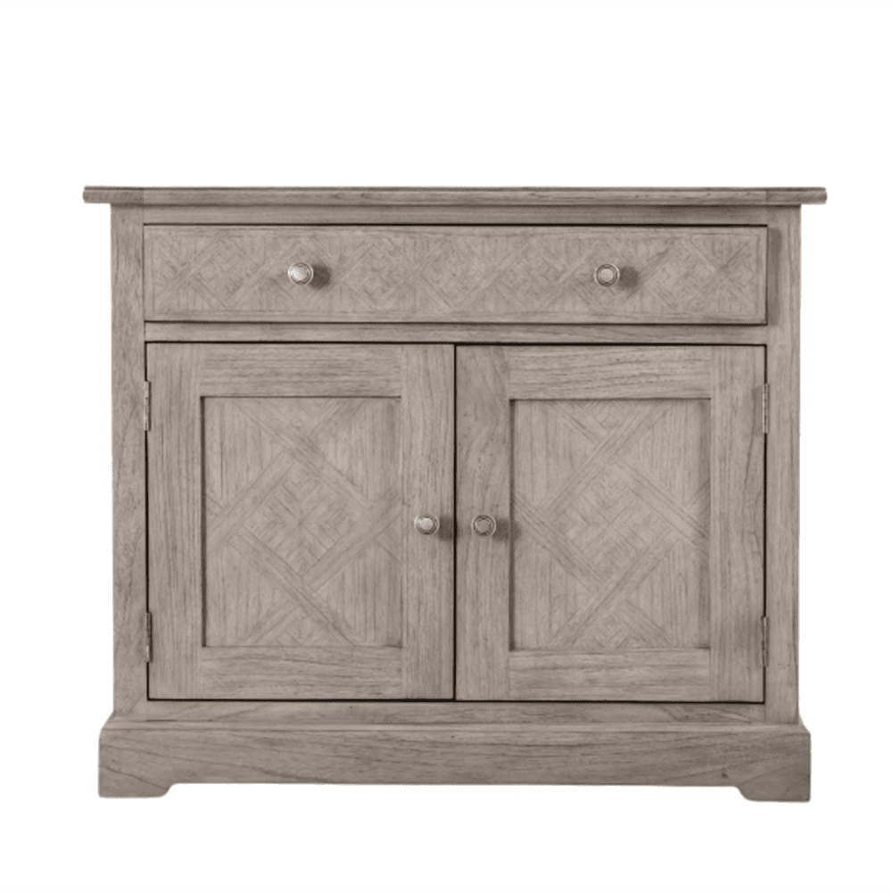 Elysium Natural Wood 2 Door 1 Drawer Sideboard Furniture