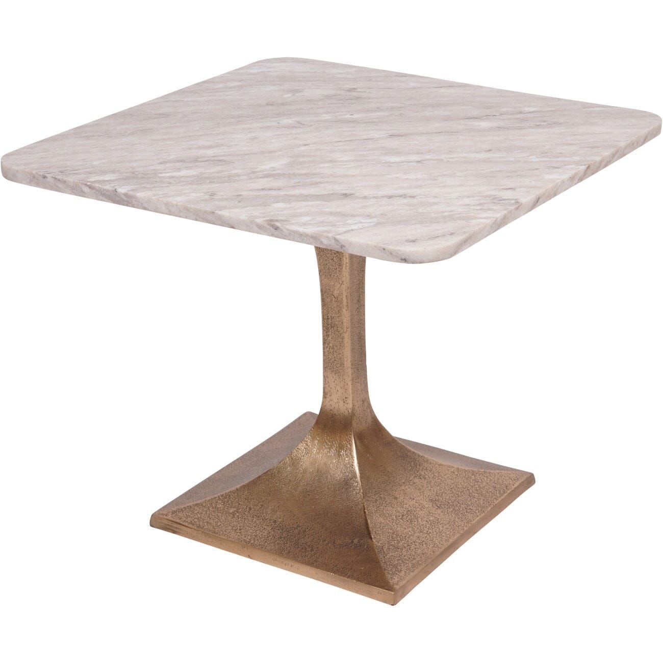 Eurydice Marble & Bronze Luxury Side Table Furniture