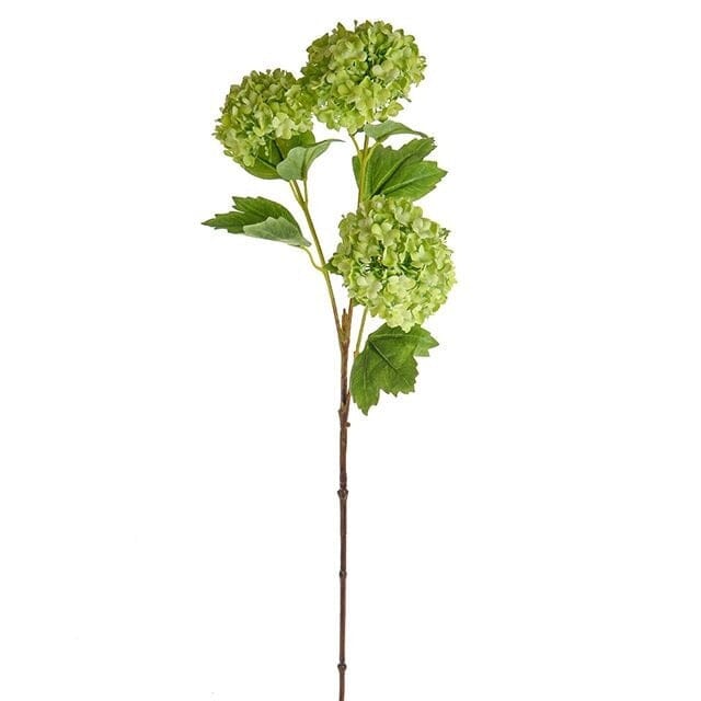 Faux Green Snowball Single Stem Floral Accessories