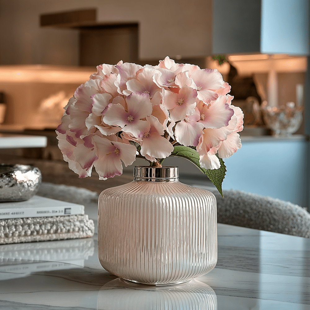 Faux Pink Hydrangea Bouquet of Flowers Accessories