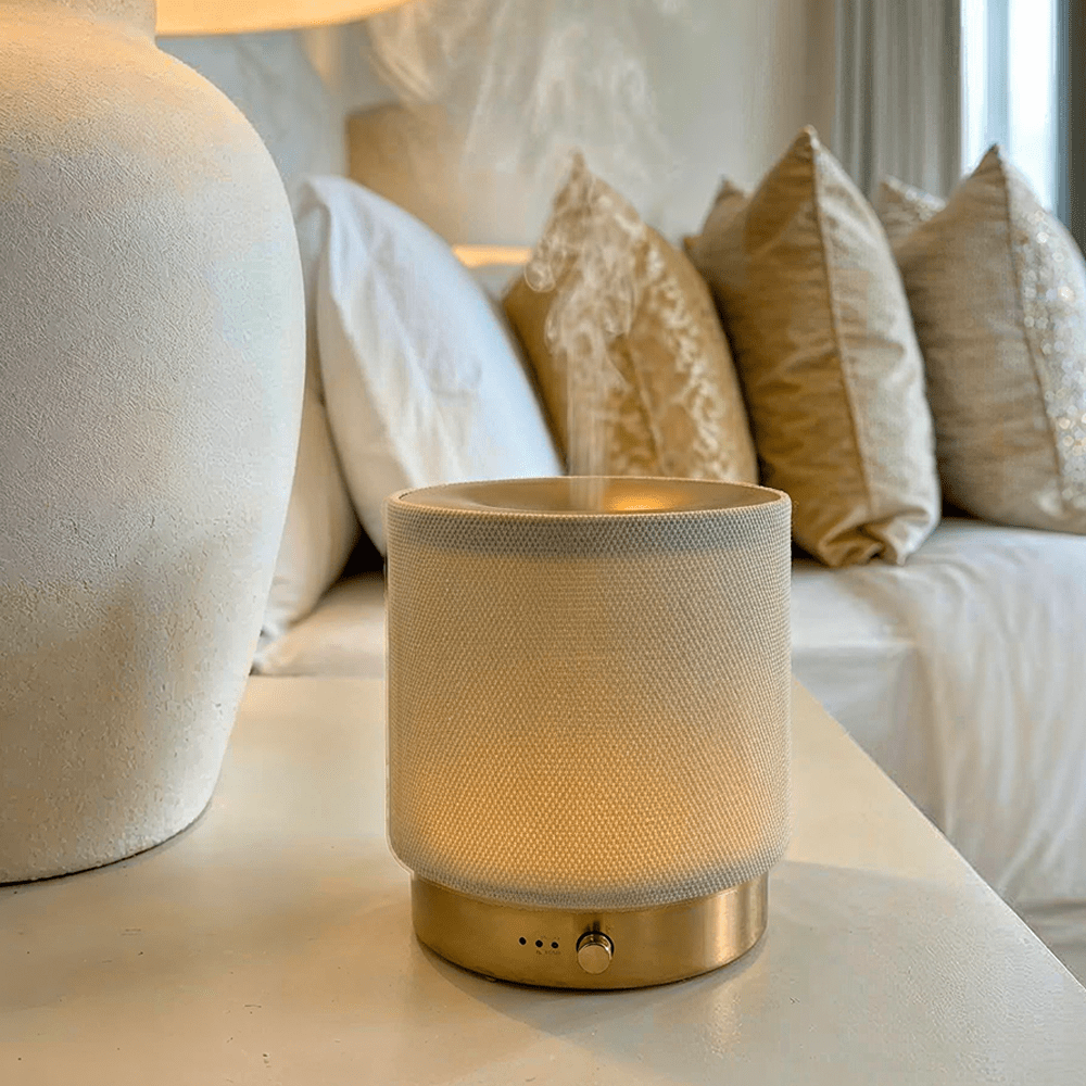 Faye Taupe & Gold USB Aroma Diffuser Fragrance