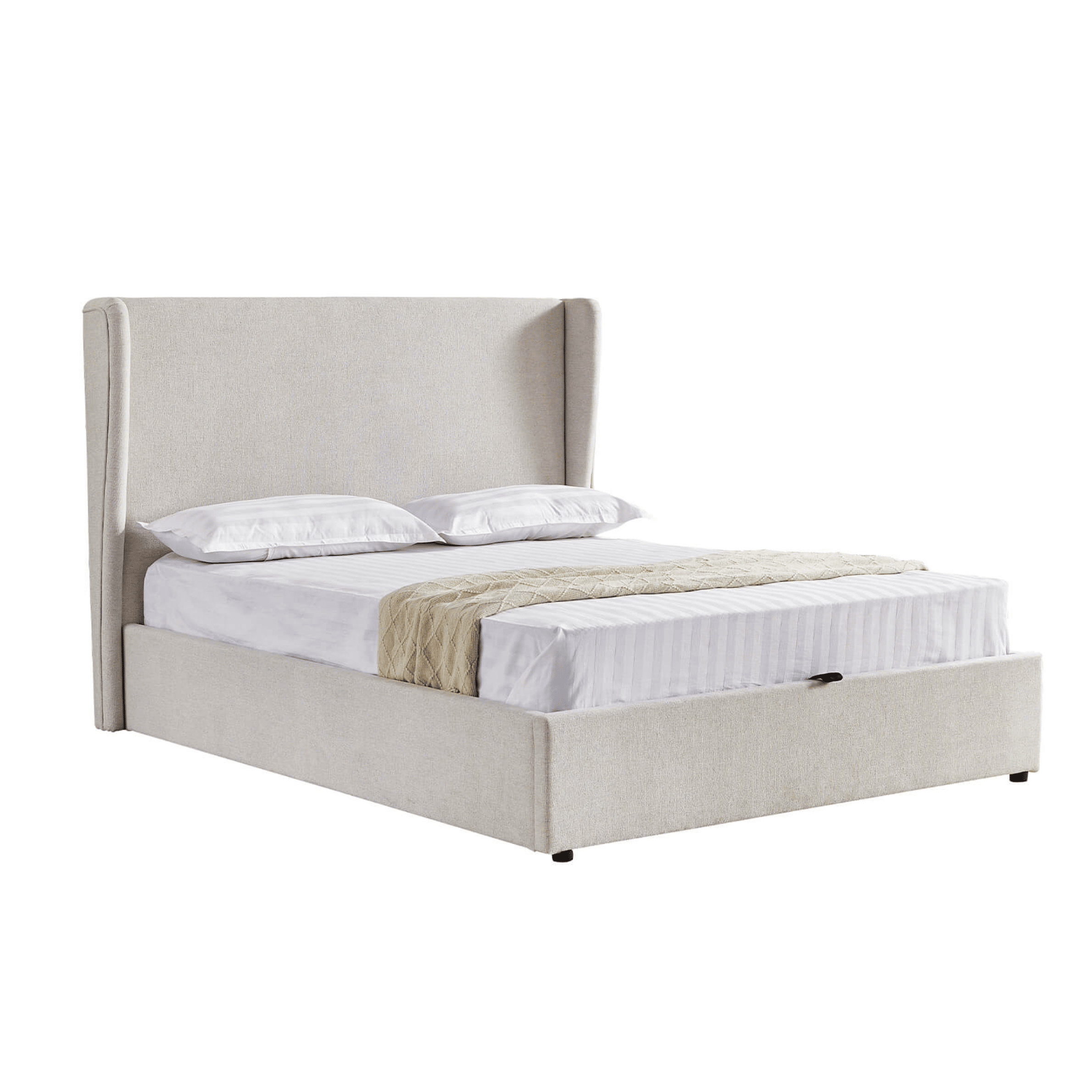 Fia Cashmere Velvet Ottoman Storage Bed