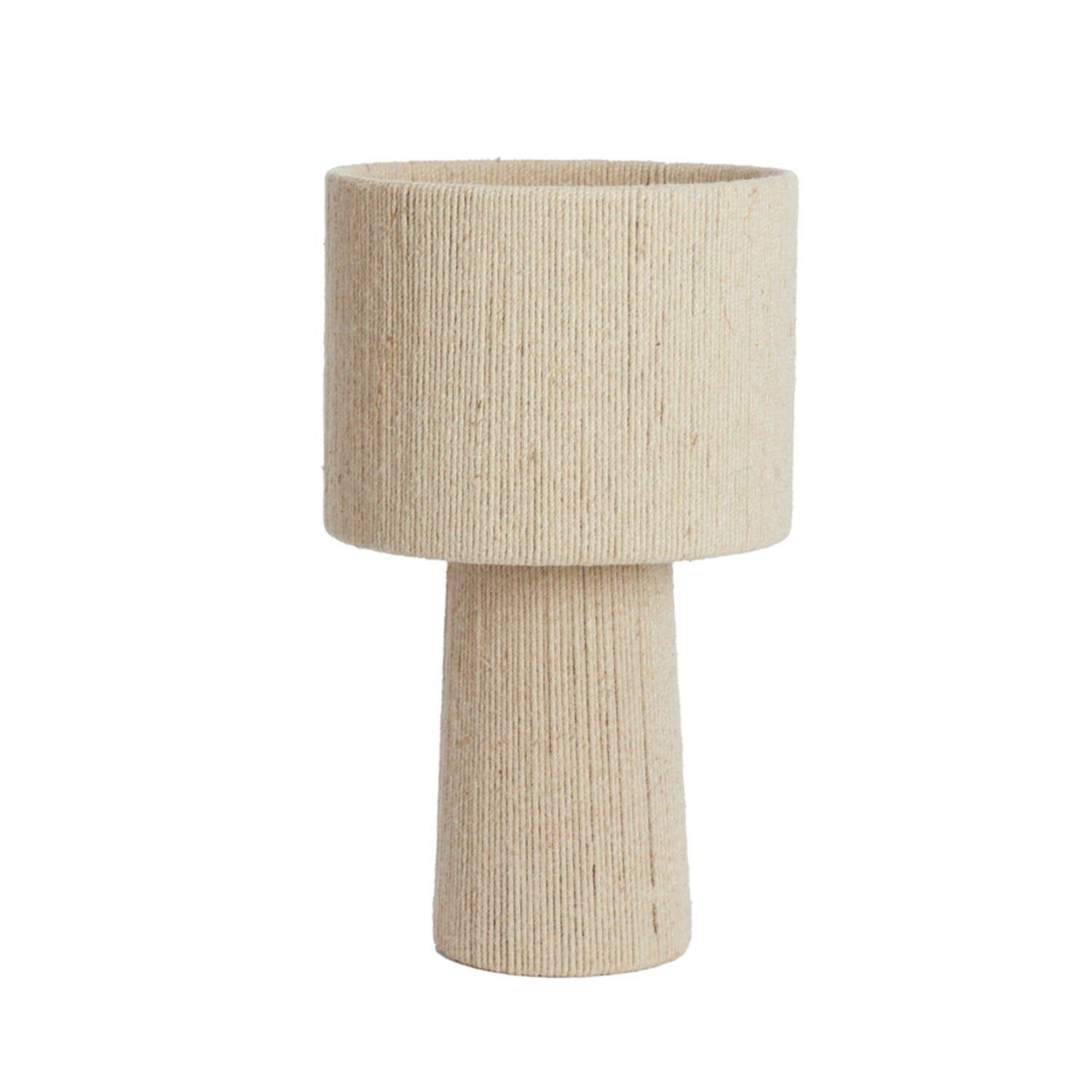 Flora Cream Jute Rope Detail Lamp Lighting