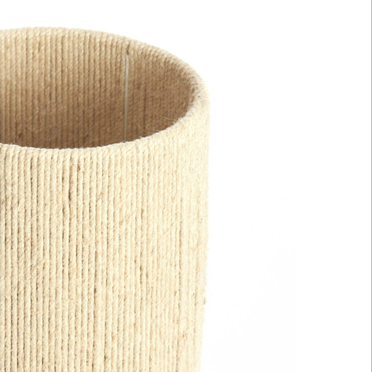 Flora Cream Jute Rope Detail Lamp Lighting